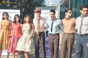 The Archies cast promote the film at Mithibai College Cultural Festival on November 29, 2023
