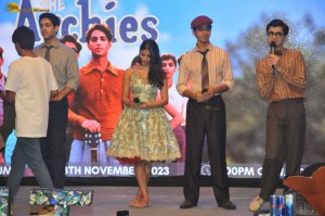 The Archies cast promote the film at Mithibai College Cultural Festival on November 29, 2023