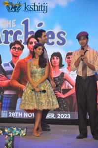 The Archies cast promote the film at Mithibai College Cultural Festival on November 29, 2023
