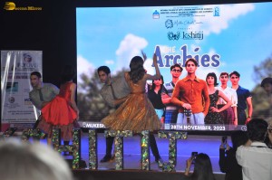 The Archies cast promote the film at Mithibai College Cultural Festival on November 29, 2023