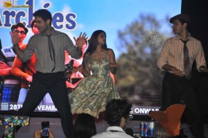 The Archies cast promote the film at Mithibai College Cultural Festival on November 29, 2023