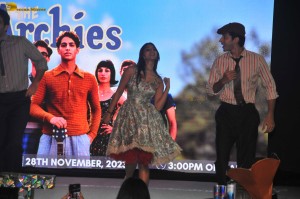 The Archies cast promote the film at Mithibai College Cultural Festival on November 29, 2023