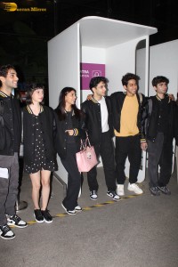 The Archies cast including Suhana Khan, Khushi Kapoor, and Agastya Nanda spotted at Mumbai Airport