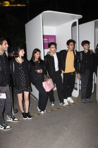The Archies cast including Suhana Khan, Khushi Kapoor, and Agastya Nanda spotted at Mumbai Airport