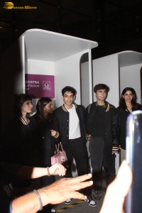 The Archies cast including Suhana Khan, Khushi Kapoor, and Agastya Nanda spotted at Mumbai Airport