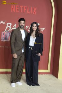 The Ba***ds of Bollywood Premiere attended by Shah Rukh Khan, Gauri Khan, Aryan Khan, Suhana Khan, Mukesh and Nita Ambani, Madhuri Dixit, Anil Kapoor, Ananya Panday, Khushi Kapoor, and Bobby Deol