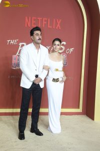 The Ba***ds of Bollywood Premiere attended by Shah Rukh Khan, Gauri Khan, Aryan Khan, Suhana Khan, Mukesh and Nita Ambani, Madhuri Dixit, Anil Kapoor, Ananya Panday, Khushi Kapoor, and Bobby Deol