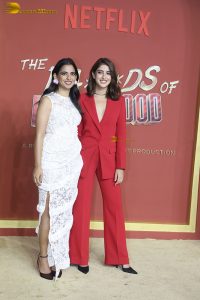 The Ba***ds of Bollywood Premiere attended by Shah Rukh Khan, Gauri Khan, Aryan Khan, Suhana Khan, Mukesh and Nita Ambani, Madhuri Dixit, Anil Kapoor, Ananya Panday, Khushi Kapoor, and Bobby Deol