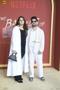 The Ba***ds of Bollywood Premiere attended by Shah Rukh Khan, Gauri Khan, Aryan Khan, Suhana Khan, Mukesh and Nita Ambani, Madhuri Dixit, Anil Kapoor, Ananya Panday, Khushi Kapoor, and Bobby Deol