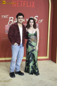 The Ba***ds of Bollywood Premiere attended by Shah Rukh Khan, Gauri Khan, Aryan Khan, Suhana Khan, Mukesh and Nita Ambani, Madhuri Dixit, Anil Kapoor, Ananya Panday, Khushi Kapoor, and Bobby Deol