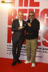 The Bengal Files Press Meet attended by Mithun Chakraborty, Pallavi Joshi, Simrat Kaur, and Anupam Kher