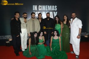 The Bhootnii Screening attended by Sanjay Dutt, Palak Tiwari, and Sunny Singh