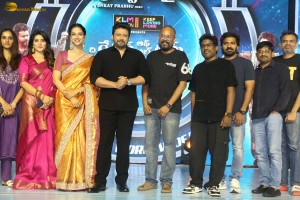 The GOAT Pre-Release Function attended by Prasanth, Sneha, Laila, and Meenakshi Chaudhary