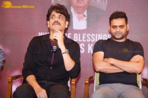 The Ghost movie teaser launch attended by Nagarjuna Akkineni and Praveen Sattaru