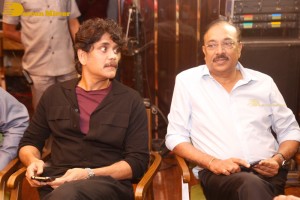 The Ghost movie teaser launch attended by Nagarjuna Akkineni and Praveen Sattaru