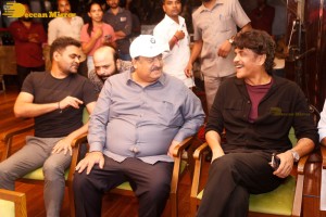 The Ghost movie teaser launch attended by Nagarjuna Akkineni and Praveen Sattaru