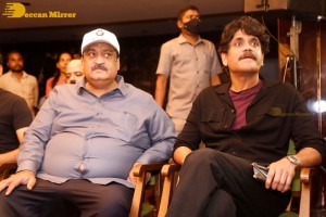 The Ghost movie teaser launch attended by Nagarjuna Akkineni and Praveen Sattaru