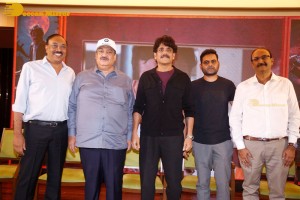 The Ghost movie teaser launch attended by Nagarjuna Akkineni and Praveen Sattaru