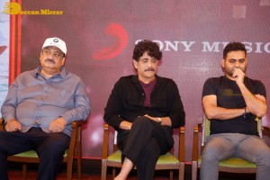 The Ghost movie teaser launch attended by Nagarjuna Akkineni and Praveen Sattaru