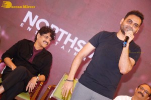 The Ghost movie teaser launch attended by Nagarjuna Akkineni and Praveen Sattaru