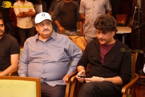 The Ghost movie teaser launch attended by Nagarjuna Akkineni and Praveen Sattaru