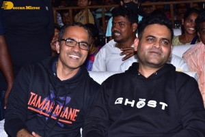 The Ghost Pre-release event in Kurnool attended by Nagarjuna Akkineni, Akhil, Naga Chaitanya and Sonal Chauhan