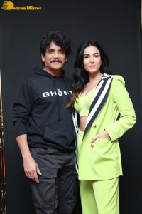 The Ghost trailer launch attended by Nagarjuna Akkineni and Sonal Chauhan