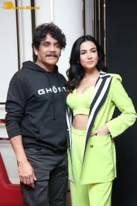 The Ghost trailer launch attended by Nagarjuna Akkineni and Sonal Chauhan