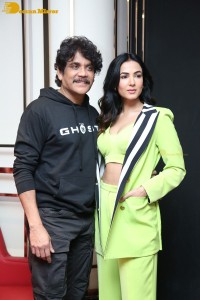 The Ghost trailer launch attended by Nagarjuna Akkineni and Sonal Chauhan