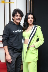 The Ghost trailer launch attended by Nagarjuna Akkineni and Sonal Chauhan