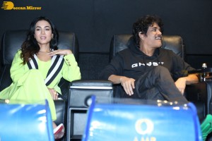 The Ghost trailer launch attended by Nagarjuna Akkineni and Sonal Chauhan