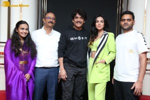 The Ghost trailer launch attended by Nagarjuna Akkineni and Sonal Chauhan