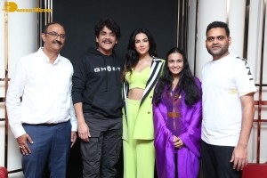 The Ghost trailer launch attended by Nagarjuna Akkineni and Sonal Chauhan