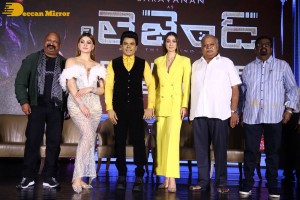 The Legend movie pre-release attended by Arul Saravanan, Laxmi Raai and Urvashi Rautela