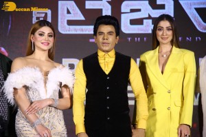 The Legend movie pre-release attended by Arul Saravanan, Laxmi Raai and Urvashi Rautela