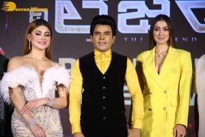 The Legend movie pre-release attended by Arul Saravanan, Laxmi Raai and Urvashi Rautela