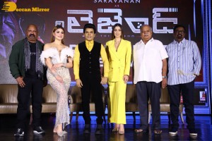The Legend movie pre-release attended by Arul Saravanan, Laxmi Raai and Urvashi Rautela