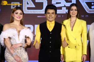 The Legend movie pre-release attended by Arul Saravanan, Laxmi Raai and Urvashi Rautela