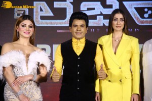 The Legend movie pre-release attended by Arul Saravanan, Laxmi Raai and Urvashi Rautela