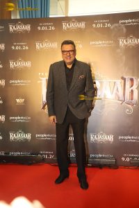 The Raja Saab Song Launch attended by Malavika Mohanan, Riddhi Kumar, and Nidhhi Agerwal