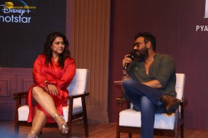 Trailer Launch of the Web Series The Trial Pyaar Kaanoon Dhokha attended by Kajol and Ajay Devgn