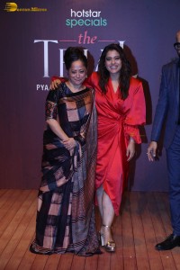 Trailer Launch of the Web Series The Trial Pyaar Kaanoon Dhokha attended by Kajol and Ajay Devgn