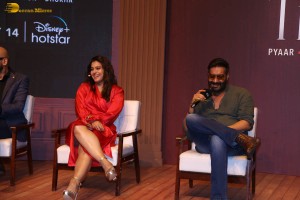 Trailer Launch of the Web Series The Trial Pyaar Kaanoon Dhokha attended by Kajol and Ajay Devgn