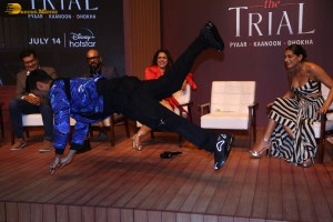 Trailer Launch of the Web Series The Trial Pyaar Kaanoon Dhokha attended by Kajol and Ajay Devgn