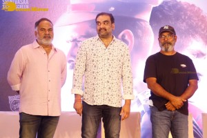 Telugu Film The Warriorr success meet attended by Krithi Shetty, Aadhi Pinisetty and Ram Pothineni