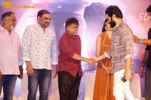 Telugu Film The Warriorr success meet attended by Krithi Shetty, Aadhi Pinisetty and Ram Pothineni