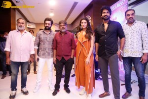 Telugu Film The Warriorr success meet attended by Krithi Shetty, Aadhi Pinisetty and Ram Pothineni