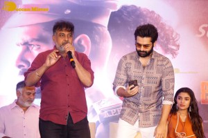 Telugu Film The Warriorr success meet attended by Krithi Shetty, Aadhi Pinisetty and Ram Pothineni