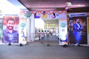 Thellavarithe Guruvaram movie Pre Release Event attended by cast Misha Narang and Chitra Shukla and special guest Junior NTR