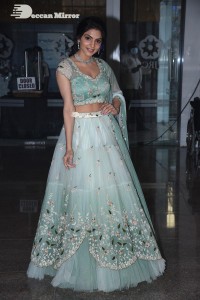 Thellavarithe Guruvaram movie Pre Release Event attended by cast Misha Narang and Chitra Shukla and special guest Junior NTR